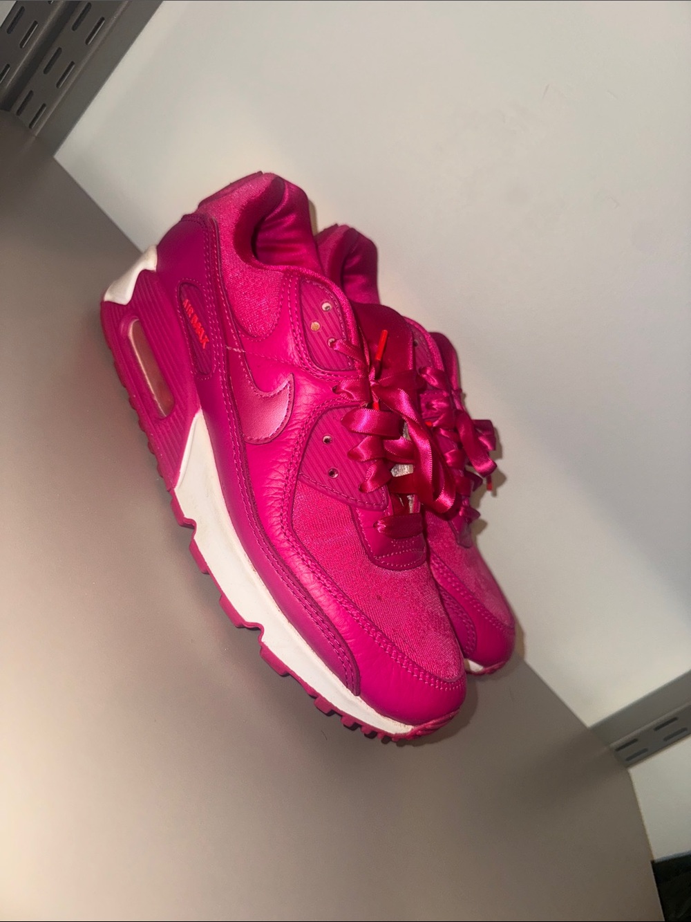 Nike Kids Pink Lace-Up Sneakers